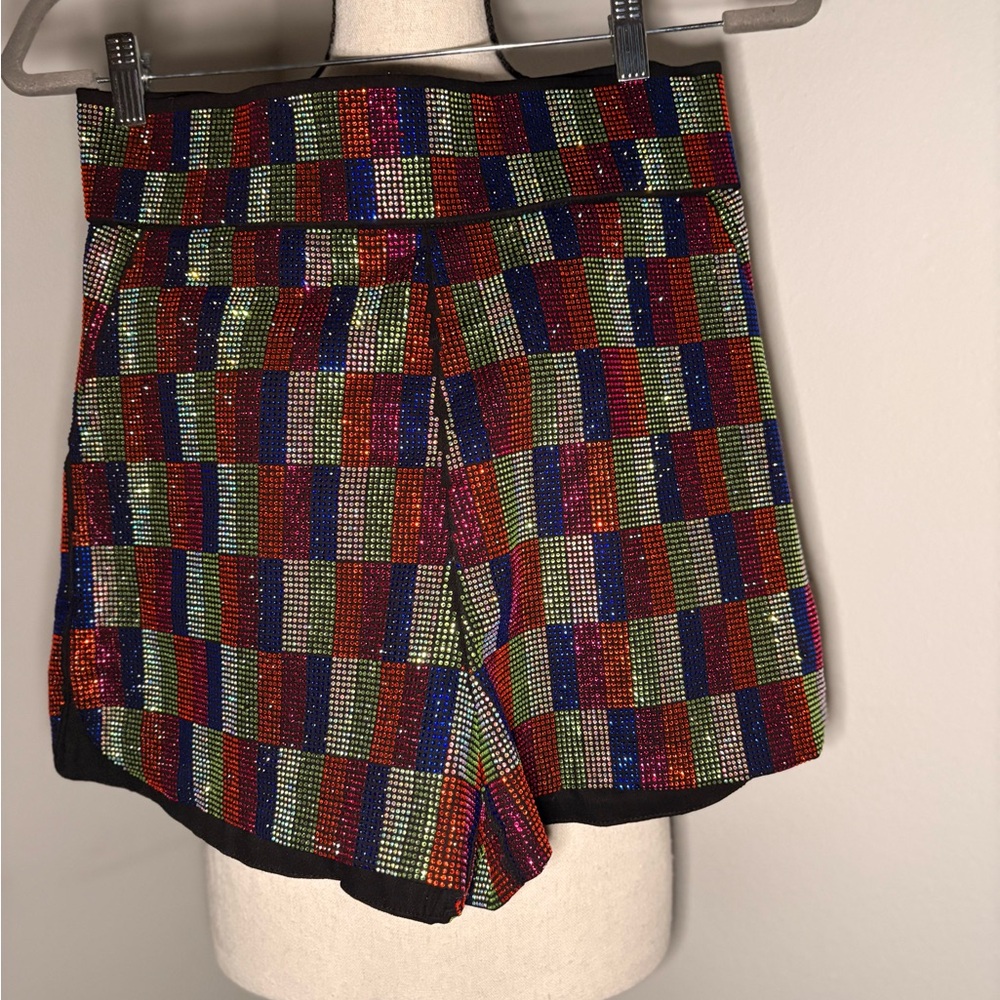 AKIRA Multicolor High Waist Women's Shorts